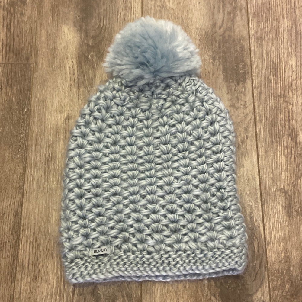 Burton beanie winter hat light blue